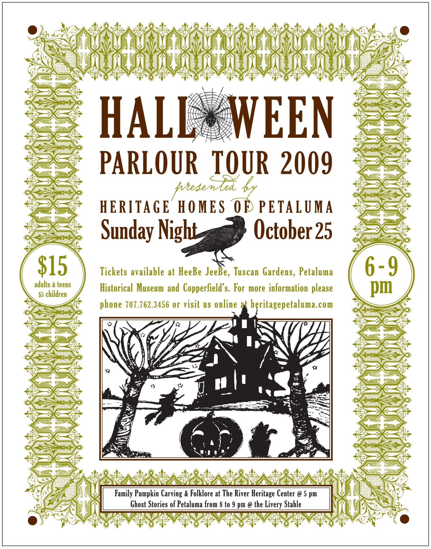 Heritage Homes of Petaluma Parlor Tour posters